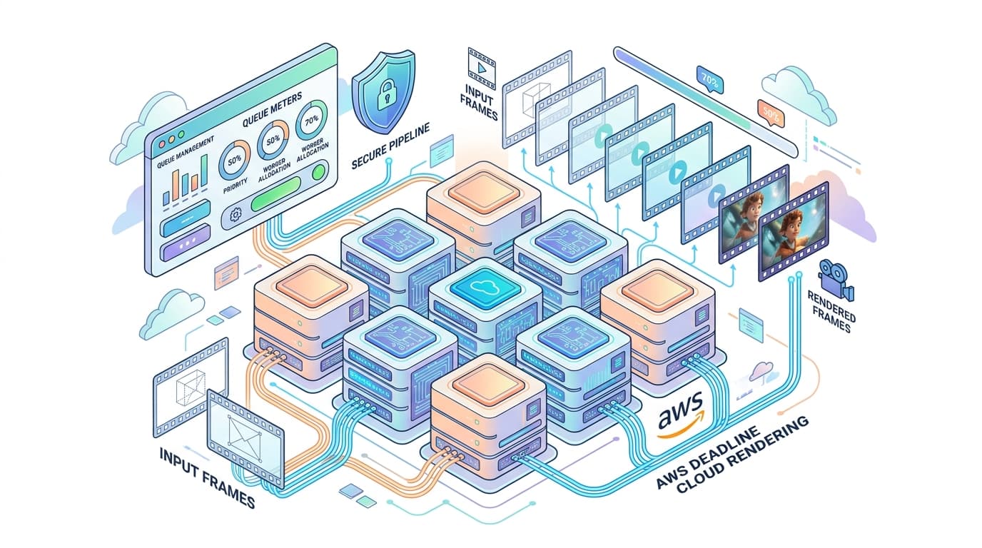 AWS Deadline Cloud VFX Rendering and Queue Architecture